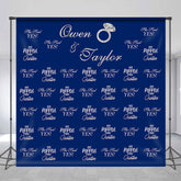 Lofaris She Said Yes Repeat Custom Bridal Shower Backdrop
